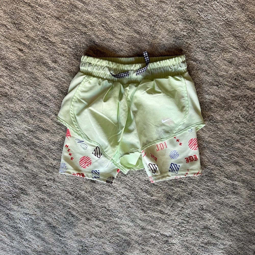 NIKE Girls Dri-Fit Short Bike Short Combo XS